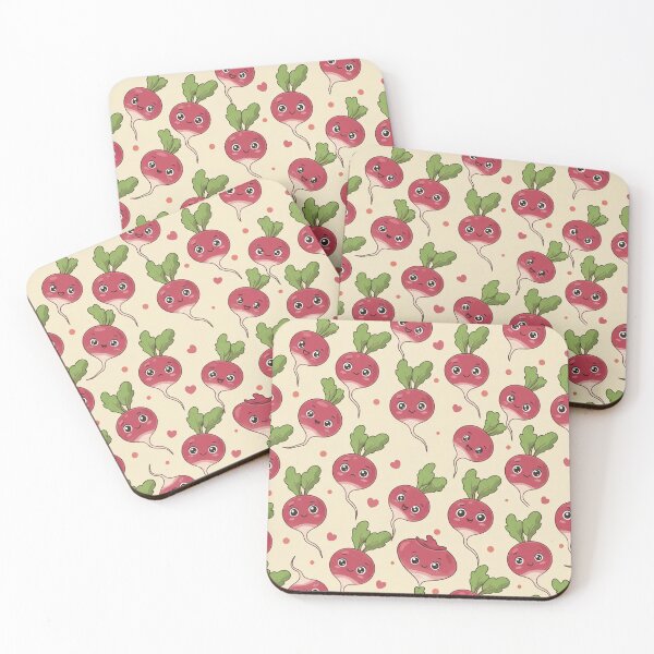 Item preview, Kawaii Radish Pattern designed and sold by MySignatureItems.