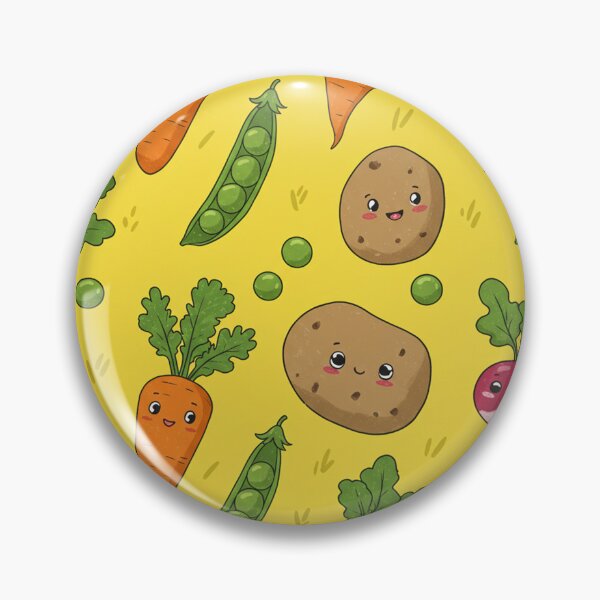 Item preview, Kawaii Vegetable Garden Pattern designed and sold by MySignatureItems.