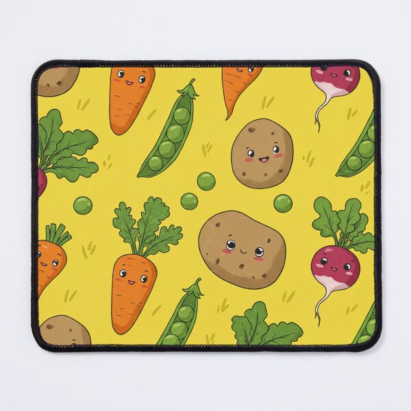Aperçu de l'œuvre Motif de potager kawaii créée et vendue par MySignatureItems.