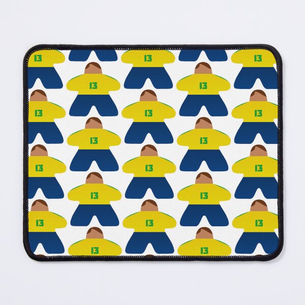 Item preview, Brasil Soccer/Football Meeple V.2 (#13) designed and sold by Brauzruss.