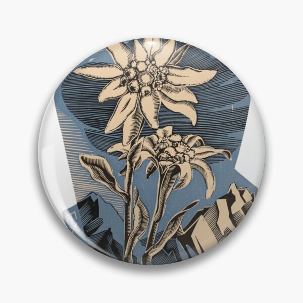 Item preview, Edelweiss Etching  designed and sold by AmericaThreads.