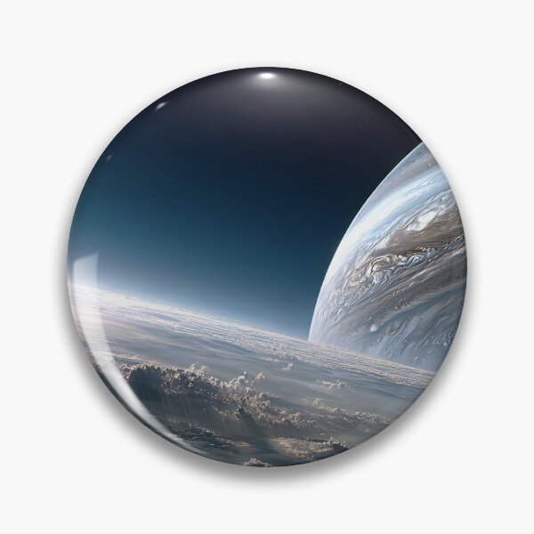 Item preview, View of Jupiter From a Stunning Cloud-Covered Exoplanet designed and sold by jecphotography and art.