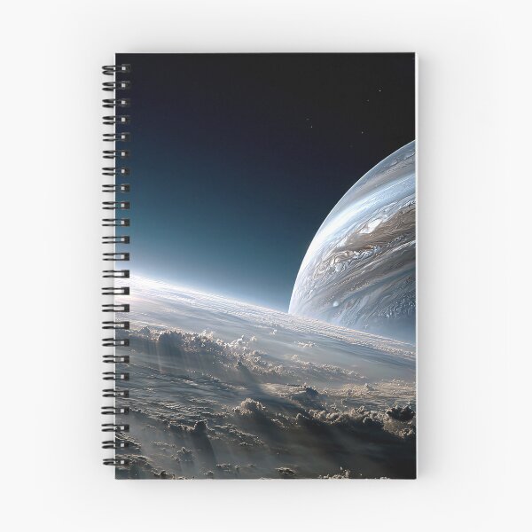 Item preview, View of Jupiter From a Stunning Cloud-Covered Exoplanet designed and sold by jecphotography and art.