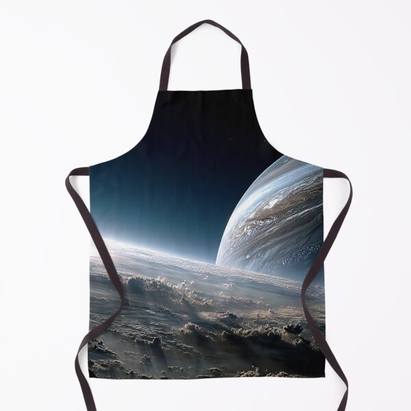 Item preview, View of Jupiter From a Stunning Cloud-Covered Exoplanet designed and sold by jecphotography and art.
