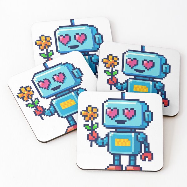 Item preview, Pixel Robot designed and sold by ThatMuse.