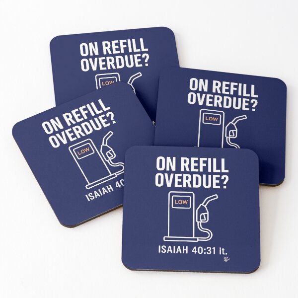 Item preview, On Refill Overdue? | Isaiah 40:31 Tee designed and sold by HouseofAbigail.