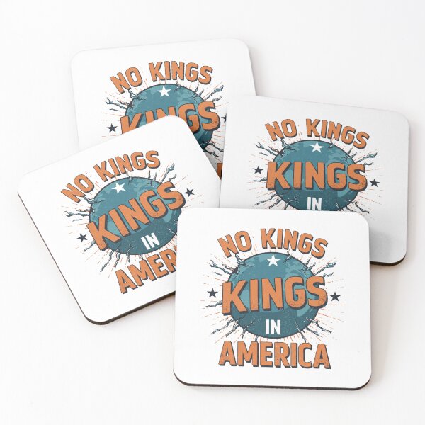 Item preview, No Kings in America - Statement Graphic Tee designed and sold by KMTienda.