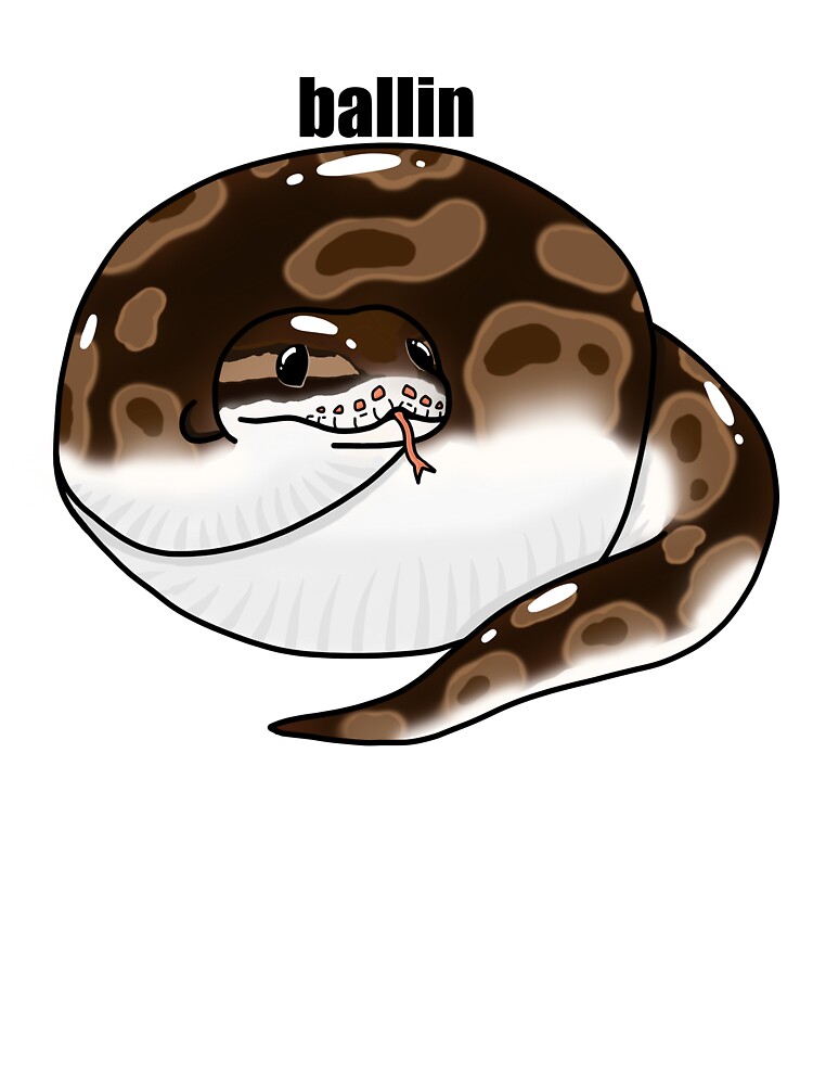 Thumbnail 2 of 2, Baby One-Piece, Chunky Ballin Ball Python designed and sold by CritterStudio.