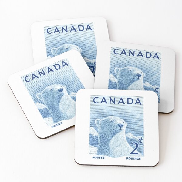 Item preview, 1953 Canada Polar Bear Postage Stamp designed and sold by retrographics.