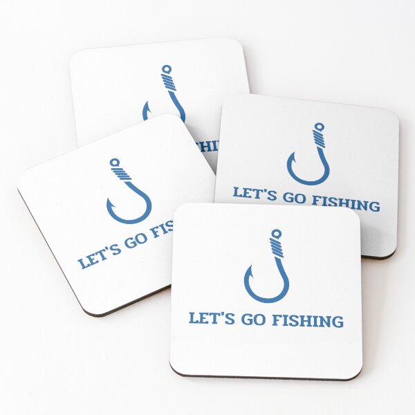 Item preview, Let's Go Fishing - Bold Blue Hook Design designed and sold by Breaking Shop.