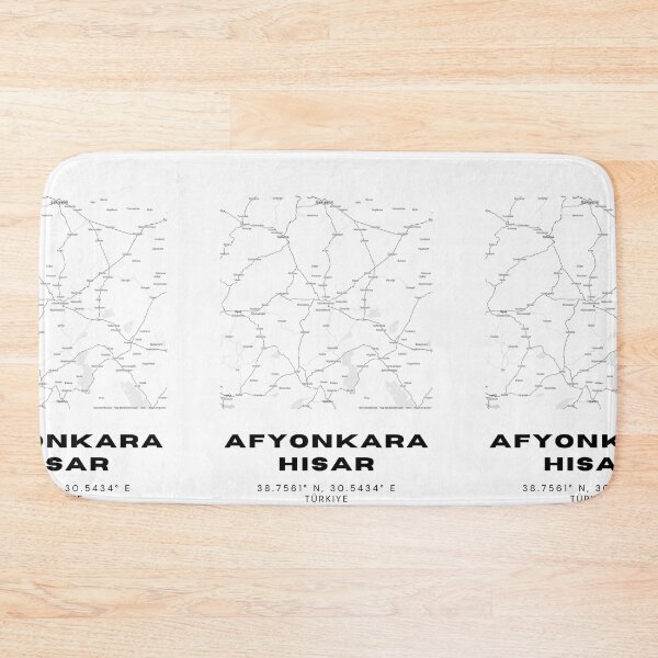 Item preview, Minimalist Afyonkarahisar Map – Black & White City Poster Print designed and sold by RM-Journey.