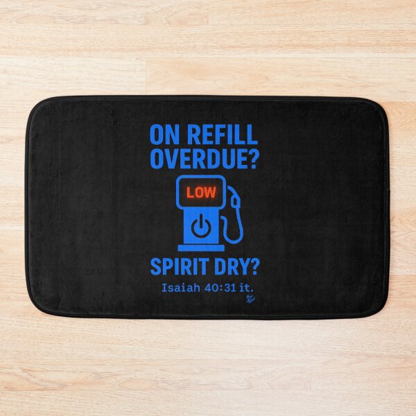 Item preview, On Refill Overdue? | Isaiah 40:31 Tee designed and sold by HouseofAbigail.
