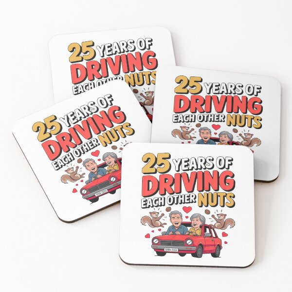 Item preview, Funny 25th Anniversary Shirt – 25 Years of Driving Each Other Nuts – Marriage Humor Gift Classic T-Shirt  designed and sold by podlook.