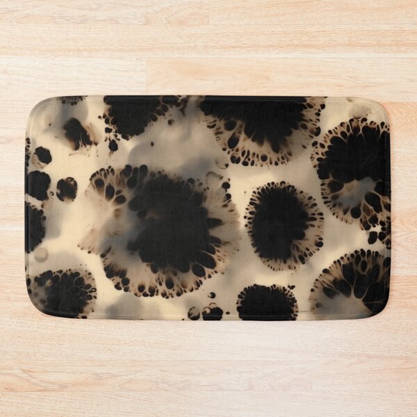 Item preview, Organic Tortoiseshell Marble Pattern in Black and Cream designed and sold by trajeado14.