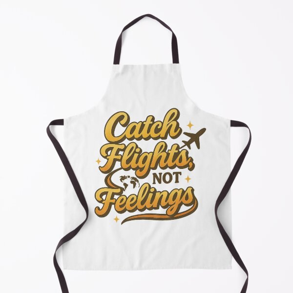 Artikelvorschau, Catch Flights, Not Feelings – Retro Jet-Set Drehbuch entworfen und verkauft von Merchbes.