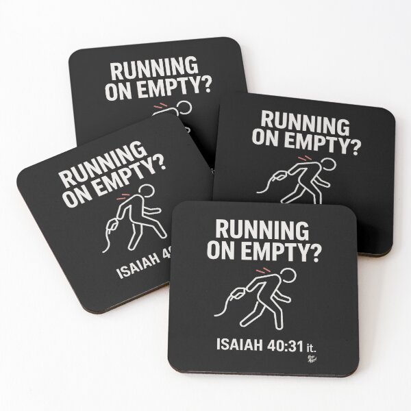 Item preview, Running on Empty? | Isaiah 40:31 Tee designed and sold by HouseofAbigail.