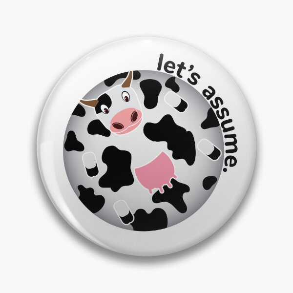 Item preview, Let's assume the cow is a sphere. designed and sold by Deep Cutz Graphics.