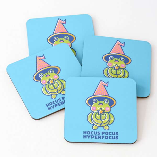 Item preview, Hocus Pocus Hyperfocus – Cute Wizard Frog ADHD Design designed and sold by musingtreeart.
