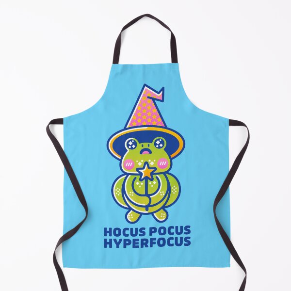 Item preview, Hocus Pocus Hyperfocus – Cute Wizard Frog ADHD Design designed and sold by musingtreeart.