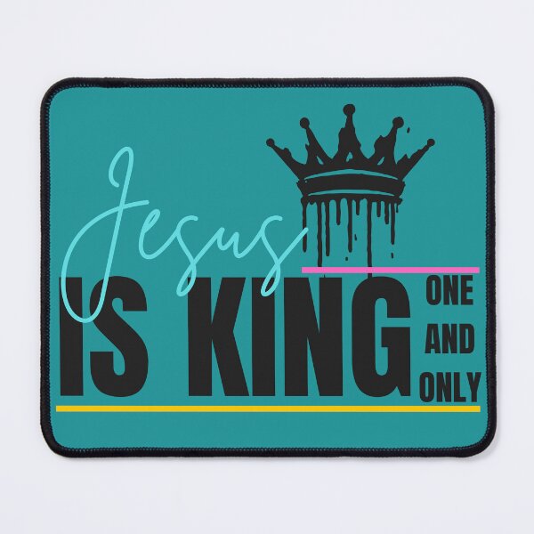 Item preview, Retro Jesus is King One and Only With Crown Christian Faith Based Clothing Church Clothes Catholic Religious Gifts designed and sold by Forevermore.