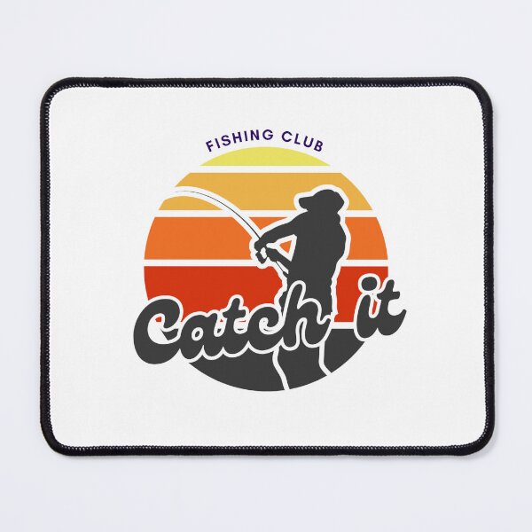 Item preview, Catch It - Retro Sunset Fishing Club Design designed and sold by Breaking Shop.