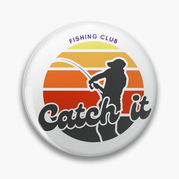 Item preview, Catch It - Retro Sunset Fishing Club Design designed and sold by Breaking Shop.