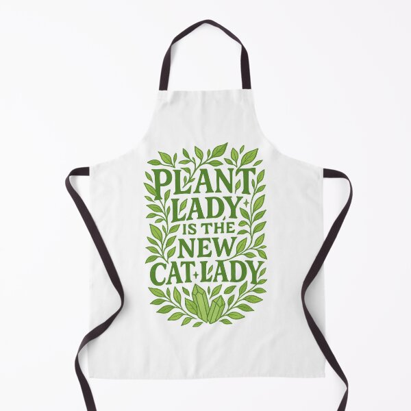Item preview, Plant Lady is the New Cat Lady – Leafy Lettered Makeover designed and sold by Merchbes.