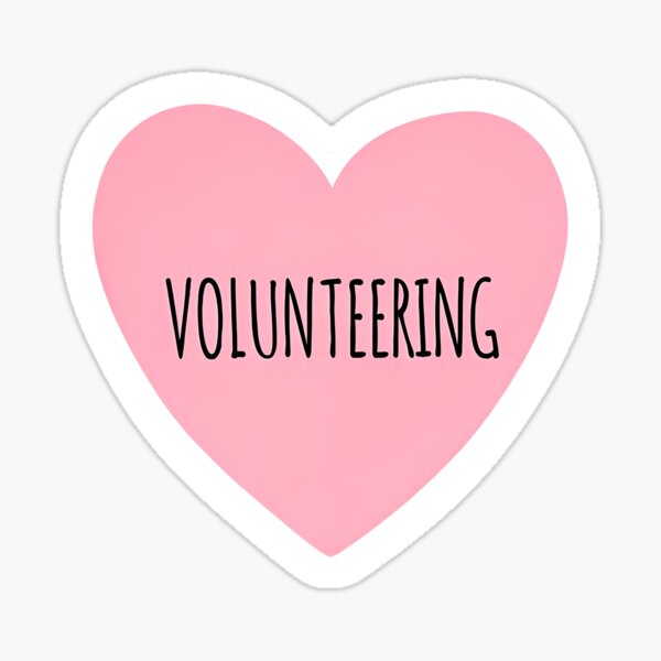 Item preview, I Heart Volunteering  designed and sold by CharmStudio.