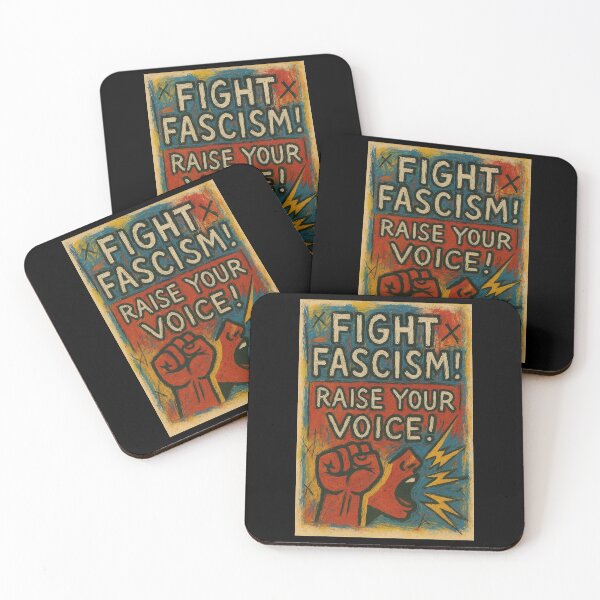 Item preview, Fight Fascism! Raise Your Voice! designed and sold by DIRTYDUNNZ.