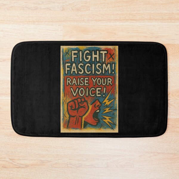 Item preview, Fight Fascism! Raise Your Voice! designed and sold by DIRTYDUNNZ.