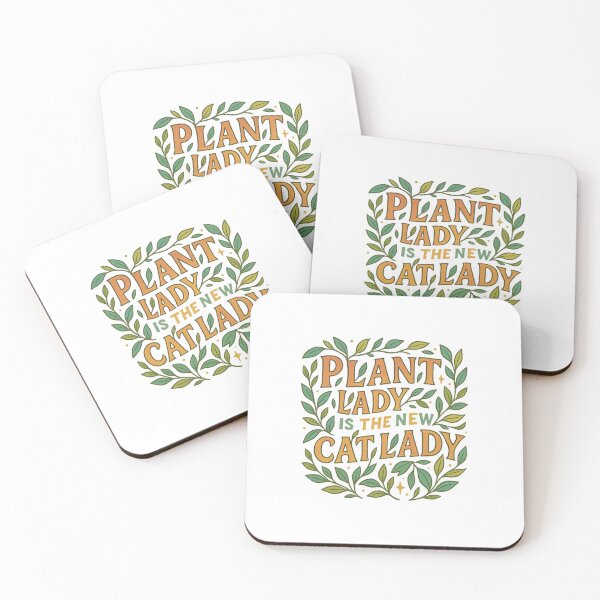 Item preview, Plant Lady is the New Cat Lady – Leafy Lettered Makeover designed and sold by Merchbes.