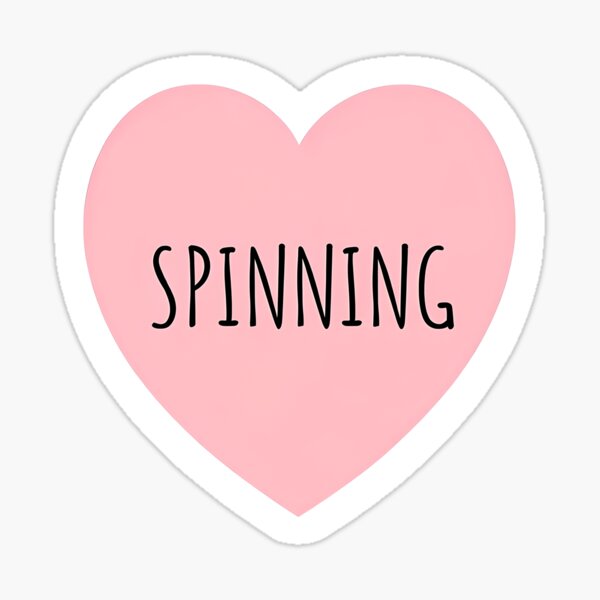 Item preview, I Heart Spinning  designed and sold by CharmStudio.