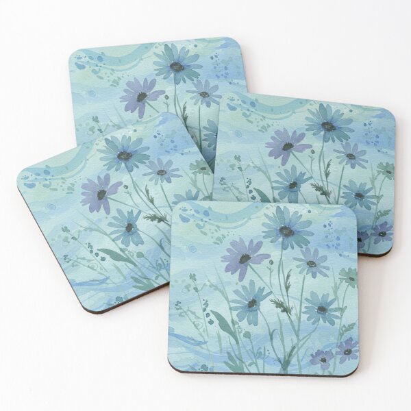 Item preview, Blue Flowers designed and sold by rowanlafolle.