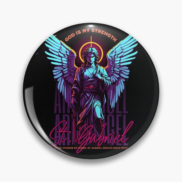 Item preview, St Gabriel – The Messenger of Strength designed and sold by Not Hugo.