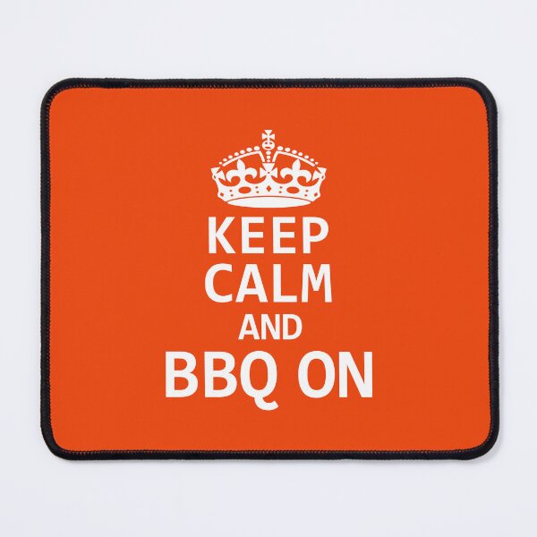 Item preview, Keep Calm And BBQ On. Funny Barbecue Quote. BBQ Lover. Grill Quote designed and sold by DesignHouse07.
