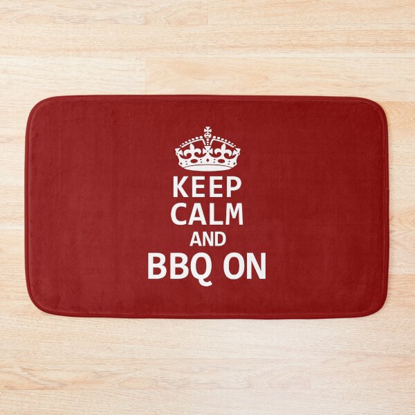 Item preview, Keep Calm And BBQ On. Funny Barbecue Quote. BBQ Lover. Grill Quote designed and sold by DesignHouse07.