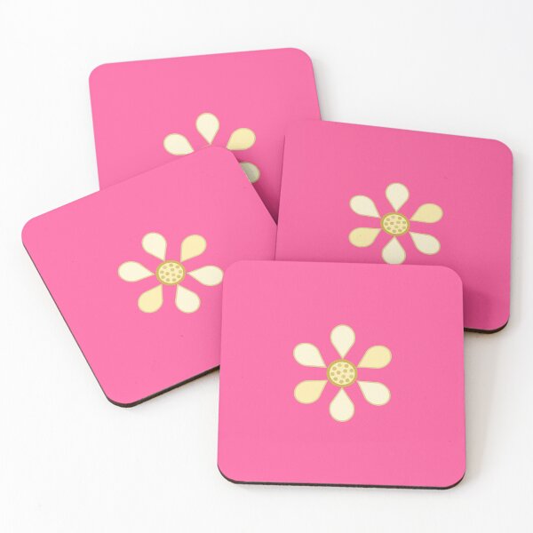 Item preview, Flower on Pink, Floral, Pretty, Fabric Pattern  designed and sold by AASparksDesigns.