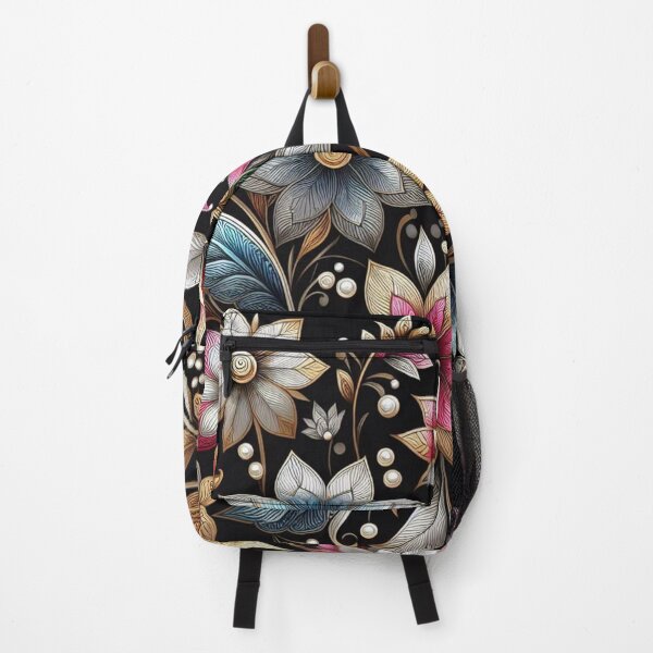 Item preview, Modern Spring Flowers Contemporary Floral Art Gond Style designed and sold by FantasyPearl.