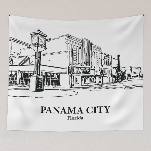 Item preview, Panama City - Florida designed and sold by Lakeric Cityscapes.