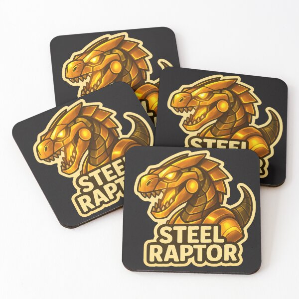 Item preview, Steel Raptor - Futuristic Robotic Dinosaur Logo designed and sold by Thaivi Design.
