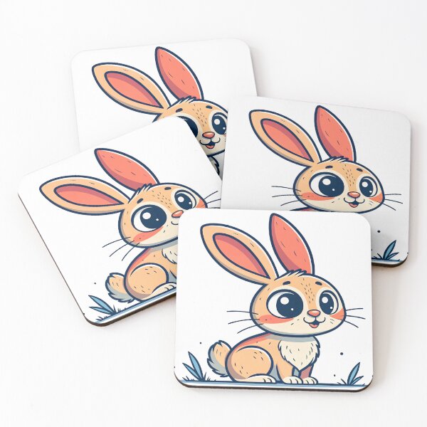Item preview, Charming Bunny Bold Outline  designed and sold by elkuni.