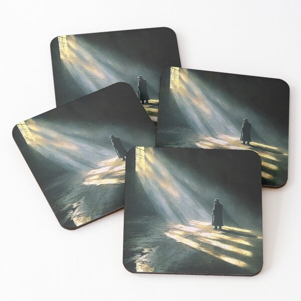 Item preview, Mysterious Figure Stands in a Dimly Lit Space designed and sold by jecphotography and art.