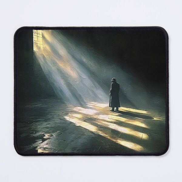 Item preview, Mysterious Figure Stands in a Dimly Lit Space designed and sold by jecphotography and art.