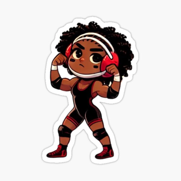 Maci The Wrestler "Flex" Sticker
