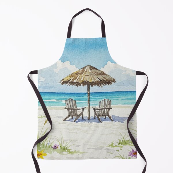 Item preview, Little Beach Scene designed and sold by rowanlafolle.