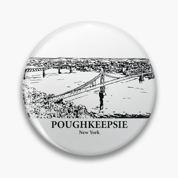 Artikelvorschau, Poughkeepsie - New York entworfen und verkauft von Lakeric Cityscapes.