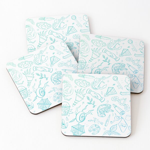 Item preview, Flash tattoo scribbles designed and sold by AlexRhodas.