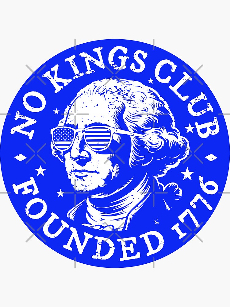 Thumbnail 3 of 3, Sticker, No Kings Club designed and sold by EthosWear.