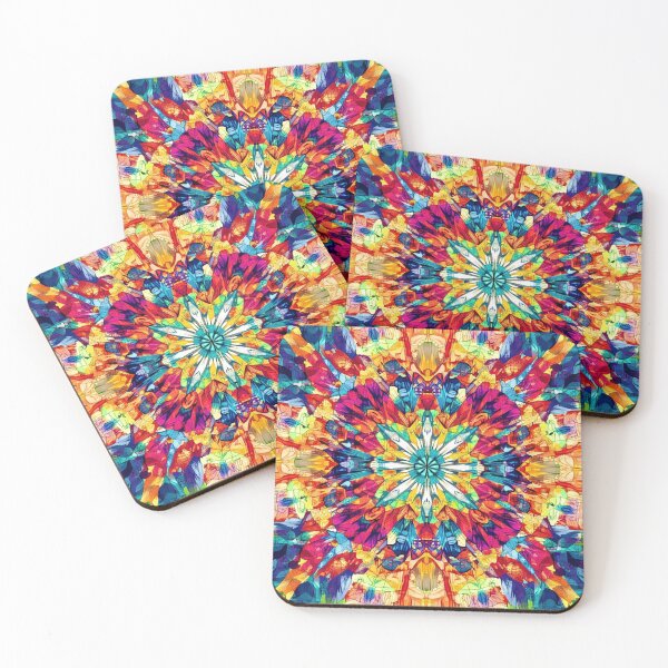 Item preview, Colorful Kaleidoscope - Vibrant Geometric Art Pattern designed and sold by Myra365Art.