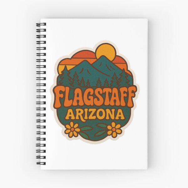 Item preview, Flagstaff Arizona Retro Forest designed and sold by RominEmpire.